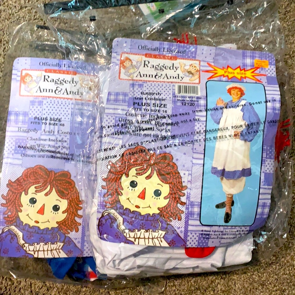 Raggedy Ann and Andy costumes
